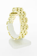 14 Karaat gouden Tank armband - 20,8 cm