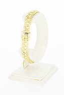 Gevlochten 14 Karaat goud armband - 19,9 cm