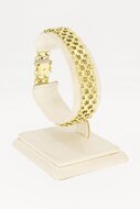 14 Karaat gouden Retro armband - 18,9 cm