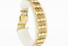 14 Karaat gouden dames armband - 19,3 cm