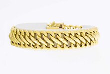 14 Karaat Gevlochten armband - 19,9 cm