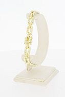 14 Karaat gouden Staafjes armband - 21,5 cm