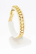 14 Karaat gouden schakelarmband - 20,5 cm