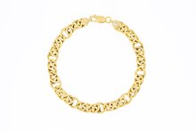 18 Karaat gouden Valkoog armband - 22,2 cm