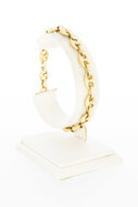 14 Karaat gouden Anker armband - 20,5 cm