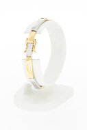 14 Karaat gouden Staafjes armband - 18 cm