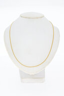 Gouden damesketting 14 Karaat - 46,5 cm