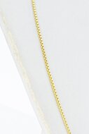 14 Karaat gouden dames kettingje - 38,5 cm