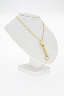 14 Karaat gouden koord ketting - 47 cm