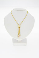 14 Karaat gouden koord ketting - 47 cm