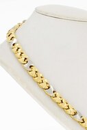 14 Karaat goud Koffieboon Collier - 42 cm