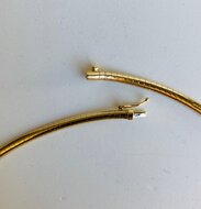 14 karaat gouden Omega ketting - 46 cm