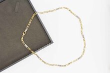 14 karaat gouden Valkoog ketting - 49,5 cm