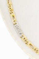 14 karaat gouden Valkoog ketting - 49,5 cm