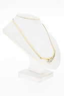 14 karaat gouden dames Collier - 44,5 cm