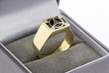 14 Karaat goud Mercedes ring - 19,4 mm