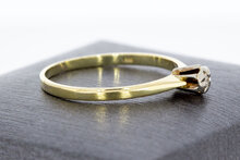 14 Karaat gouden diamantring - 18,9 mm
