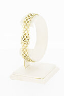14 karaat gouden damesarmband - 19 cm