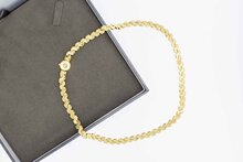 18 karaat gouden fantasie Gourmet Collier - 43,4 cm