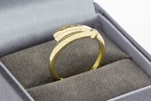 14 Karaat ring met Diamant - 16,5 mm