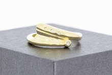 14 Karaat ring met Diamant - 16,5 mm
