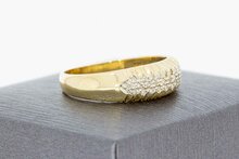 14 Karaat goude Ring met Diamant - 19,5 mm