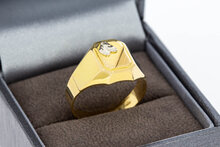 18 Karaat gouden zegelring - 18,8 mm