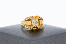 18 Karaat goud Statement diamantring - 18,2 mm