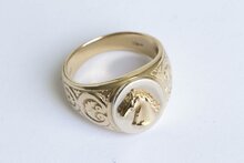 14 Karaat gouden Statementring - 20,7 mm
