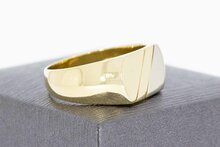 14 Karaat bicolor gouden mannen ring - 20,5 mm