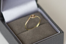 14 karaat geelgouden Slagring - 16,5 mm