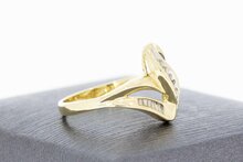 14 Karaat diamant damesring - 17,2 mm