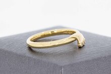 14 Karaat damesring met Diamant - 17,5 mm
