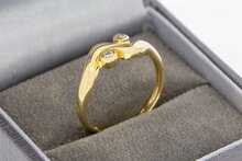 damesring met Diamant 14 karaat - 17,5 mm