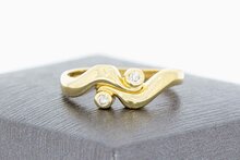 damesring met Diamant 14 karaat - 17,5 mm