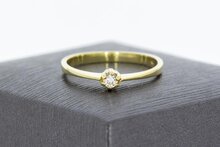 14 Karaat diamant ring dames - 17,2 mm
