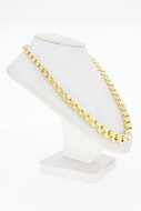 14 Karaat Jasseron hals ketting - 47 cm
