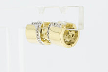 14 karaat diamant Creolen dames - 11,6 mm