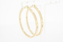 14 Karaat gouden dames oorringen - 5,5 cm