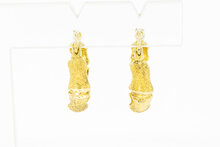 18 Karaat gouden oorringen dames  - 16,3 mm