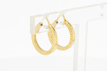 18 Karaat gouden Creolen Dames - 19,5 mm