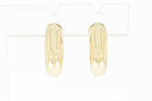 14 Karaat gouden clip dames oorbellen - 1,8 cm