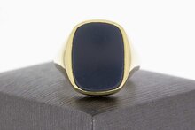 14 Karaat gouden mannen zegelring - 20,9 mm