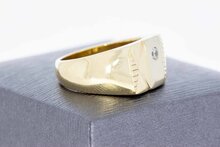 14 karaat goud mannen ring - 18,9 mm