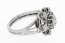 18 Karaat gouden diamant dames ring -16,8 mm