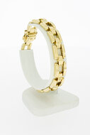 14 Karaat gouden Tank armband - 19,5 cm