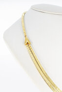 Omega collier 14 Karaat goud - 43,3 cm