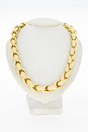 Anker schakelketting 18 Karaat goud - 47,6 cm