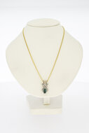 Dames kettinghanger 18 Karaat - 1,8 cm