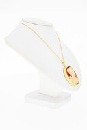 14 Karaat gouden Camee Kettinghanger